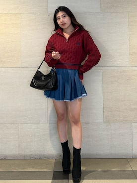 原田玲奈さん（レディース・153cm）の夏コーディネート