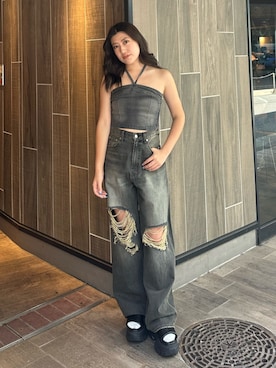 原田玲奈さん（レディース・153cm）の夏コーディネート