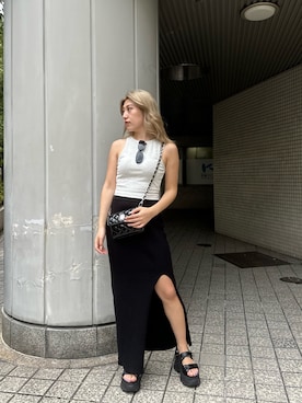 原田玲奈さん（レディース・153cm）の夏コーディネート