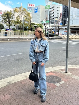 「エブリス」｜原田玲奈さん（レディース・153cm）の冬コーディネート