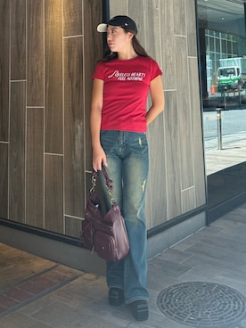 原田玲奈さん（レディース・153cm）の秋コーディネート