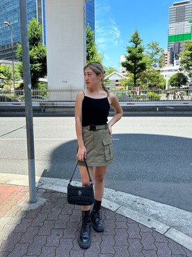 原田玲奈さん（レディース・153cm）の夏コーディネート