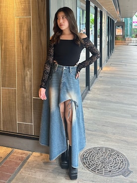 原田玲奈さん（レディース・153cm）の秋コーディネート