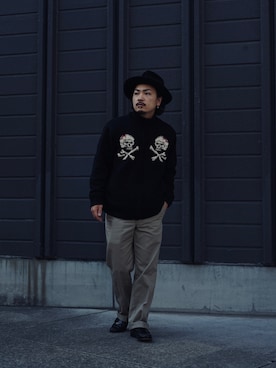 「STETSON（ステットソン）のアイテム」を使った、Rikuさん（メンズ・165cm）の秋コーディネート