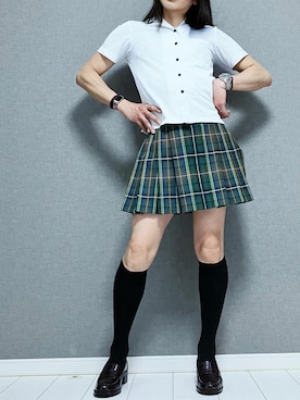 「ハイソックス」｜miyabiさん（レディース・168cm）の春コーディネート