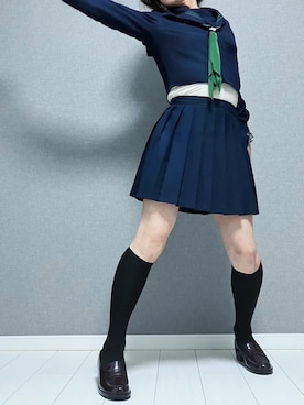 「GU（ジーユー）のアイテム（アンダーウェア）」を使った、miyabiさん（レディース・168cm）の春コーディネート