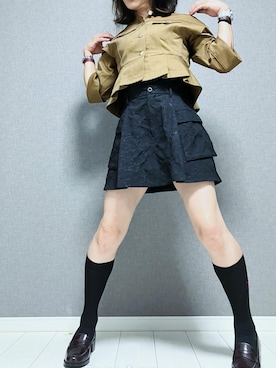 「rokh（ロク）のアイテム」を使った、miyabiさん（レディース・168cm）の夏コーディネート