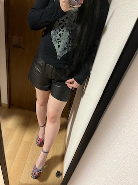 「ショートパンツ」｜もえ👻さん（レディース・160cm・30代）の秋コーディネート