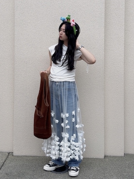 ゆいさん（レディース・159cm）の夏コーディネート
