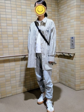 「adidas（アディダス）のVL コート ボールド / VL Court Bold / 厚底スニーカー / アディダス adidas（スニーカー）」を使った、☆AYA☆さん（レディース・161cm）の秋コーディネート