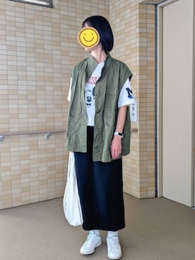 「Disney（ディズニー）のアイテム」を使った、☆AYA☆さん（レディース・161cm）の秋コーディネート