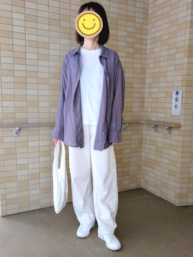 「スエットパンツ」｜☆AYA☆さん（レディース・161cm）の春コーディネート