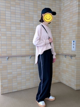 「adidas（アディダス）のVL コート ボールド / VL Court Bold / 厚底スニーカー / アディダス adidas（スニーカー）」を使った、☆AYA☆さん（レディース・161cm）の秋コーディネート