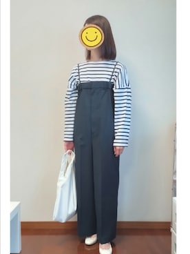 「LOWRYS FARM（ローリーズファーム）のアイテム（オールインワン・サロペット）」を使った、☆AYA☆さん（レディース・161cm）の夏コーディネート