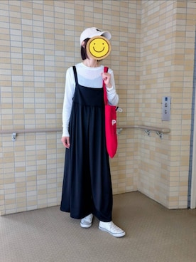 「アイテム（オールインワン・サロペット）」を使った、☆AYA☆さん（レディース・161cm）の秋コーディネート