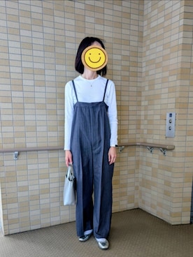 「アイテム（オールインワン・サロペット）」を使った、☆AYA☆さん（レディース・161cm）の秋コーディネート