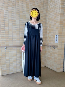 「アイテム（オールインワン・サロペット）」を使った、☆AYA☆さん（レディース・161cm）の秋コーディネート