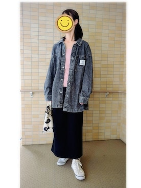 「marimekko（マリメッコ）のアイテム（トートバッグ）」を使った、☆AYA☆さん（レディース・161cm）の春コーディネート