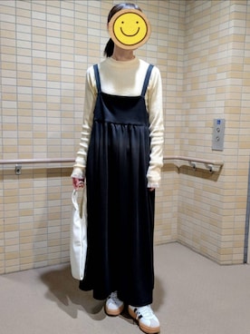 「アイテム（オールインワン・サロペット）」を使った、☆AYA☆さん（レディース・161cm）の秋コーディネート