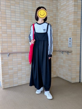 「アイテム（オールインワン・サロペット）」を使った、☆AYA☆さん（レディース・161cm）の秋コーディネート