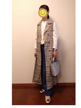 「シルバー」｜「アイテム（腕時計）」を使った、☆AYA☆さん（レディース・161cm）の春コーディネート