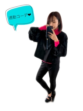 「アイテム（アンサンブル、その他）」を使った、アーチェミィ⭐︎さん（レディース・154cm）の秋コーディネート