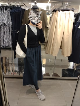 「NET（ネット）のアイテム（パンツ）」を使った、MPHさん（レディース・159cm）の冬コーディネート