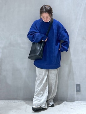 「アイテム（サングラス）」を使った、asamiさん（レディース・155cm）の冬コーディネート