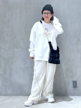 「アイテム（帽子）」を使った、asamiさん（レディース・155cm・30代）の秋コーディネート