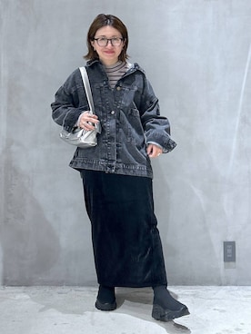 「アイテム（ブーツ）」を使った、asamiさん（レディース・155cm・30代）の秋コーディネート