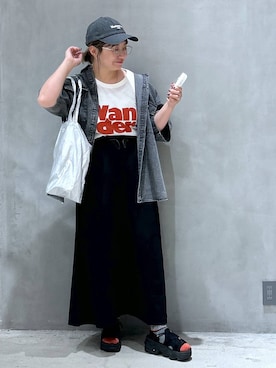 「アイテム（バッグ）」を使った、asamiさん（レディース・155cm・30代）の夏コーディネート
