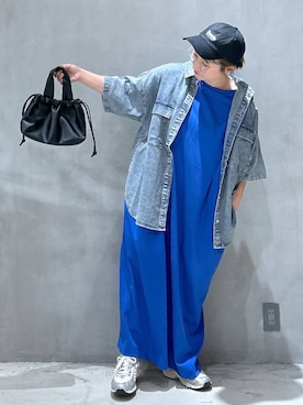 「アイテム（ネックレス）」を使った、asamiさん（レディース・155cm・30代）の夏コーディネート