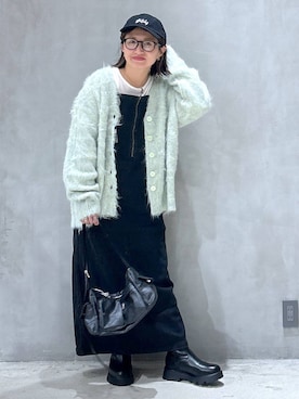 「アイテム（帽子）」を使った、asamiさん（レディース・155cm・30代）の秋コーディネート