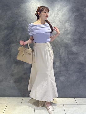 「VIS（ビス）のアイテム（トップス）」を使った、minary1005さん（レディース・158cm）の春コーディネート