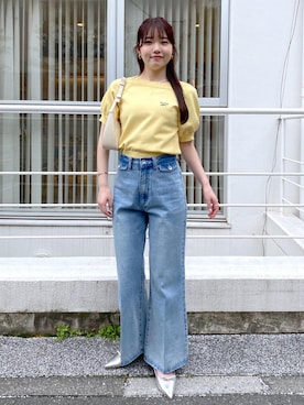 「フェスコーデ」｜「アイテム（パンプス）」を使った、minary1005さん（レディース・158cm）の春コーディネート