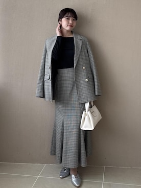 「VIS（ビス）のアイテム（バッグ）」を使った、minary1005さん（レディース・158cm）の夏コーディネート