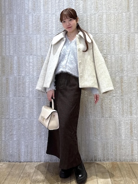 「ブルべ夏」｜minary1005さん（レディース・158cm）の秋コーディネート