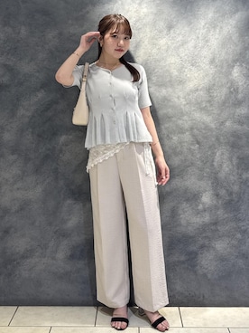 「Juze（ジュゼ）のアイテム」を使った、minary1005さん（レディース・158cm）の夏コーディネート