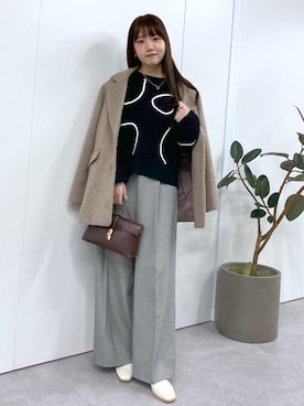 「ブラウンバッグ」｜minary1005さん（レディース・158cm）の秋コーディネート