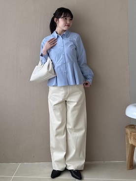 「VIS（ビス）のアイテム（バッグ）」を使った、minary1005さん（レディース・158cm）の夏コーディネート