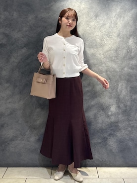 「Juze（ジュゼ）のアイテム（パンプス）」を使った、minary1005さん（レディース・158cm）の夏コーディネート
