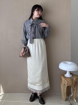 「VIS（ビス）のアイテム（バッグ）」を使った、minary1005さん（レディース・158cm）の夏コーディネート