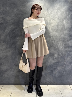 「Juze（ジュゼ）のアイテム」を使った、minary1005さん（レディース・158cm）の秋コーディネート