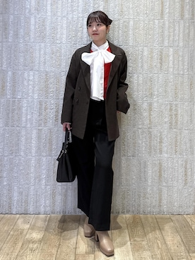 「アイテム（シュシュ）」を使った、minary1005さん（レディース・158cm・20代）の秋コーディネート