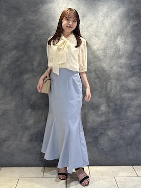 「Juze（ジュゼ）のアイテム」を使った、minary1005さん（レディース・158cm）の夏コーディネート