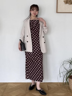 「VIS（ビス）のアイテム（アクセサリー）」を使った、minary1005さん（レディース・158cm）の夏コーディネート