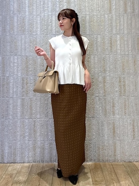 「アイテム（バレッタ/ヘアクリップ）」を使った、minary1005さん（レディース・158cm・20代）の夏コーディネート