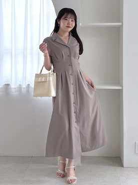 「VIS（ビス）のアイテム（トップス）」を使った、minary1005さん（レディース・158cm）の春コーディネート