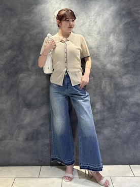 「VIS（ビス）のアイテム」を使った、minary1005さん（レディース・158cm）の春コーディネート