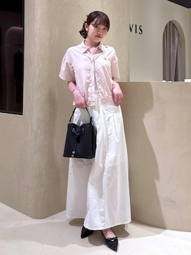 「アイテム（シュシュ）」を使った、minary1005さん（レディース・158cm）の夏コーディネート